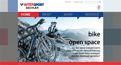 Desktop Screenshot of intersport-bachler.at