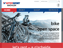 Tablet Screenshot of intersport-bachler.at